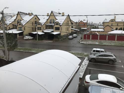 В Потапово выпал первый снег