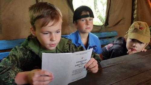 Юные потаповцы изучили Устав и Руководство бойца пехоты