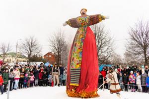 17 марта жители Потапово провожали зиму и встречали весну - отмечали Масленицу