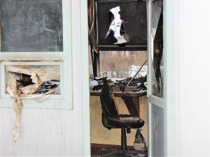 Свеча горела на столе: потаповские романтики спалили бывшее помещение ПП №1